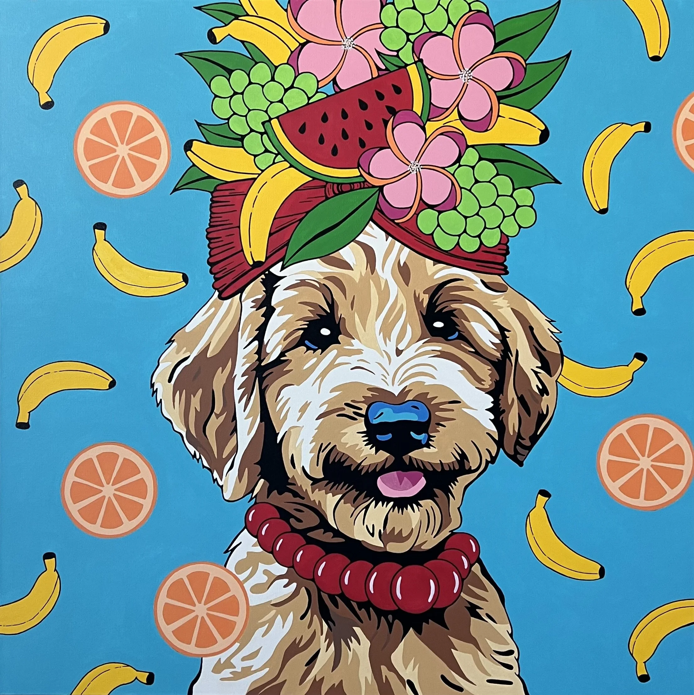 Lola

 

 36 x 36 x 1.5" | oil over acrylic on canvas 