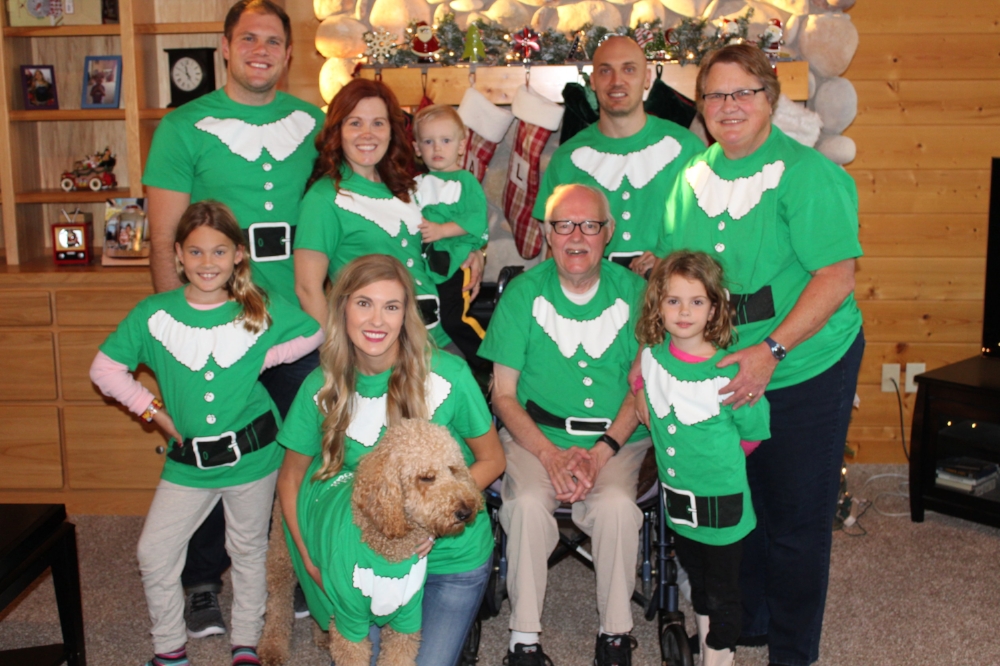 Christmas with Nolan's family