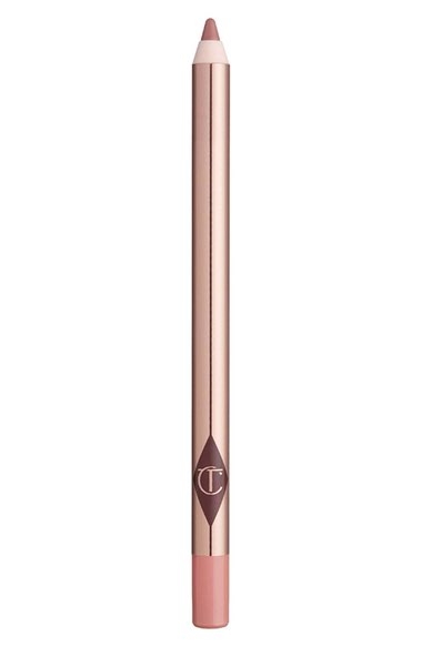 Charlotte Tilbury lip liner in "Pillowtalk" here