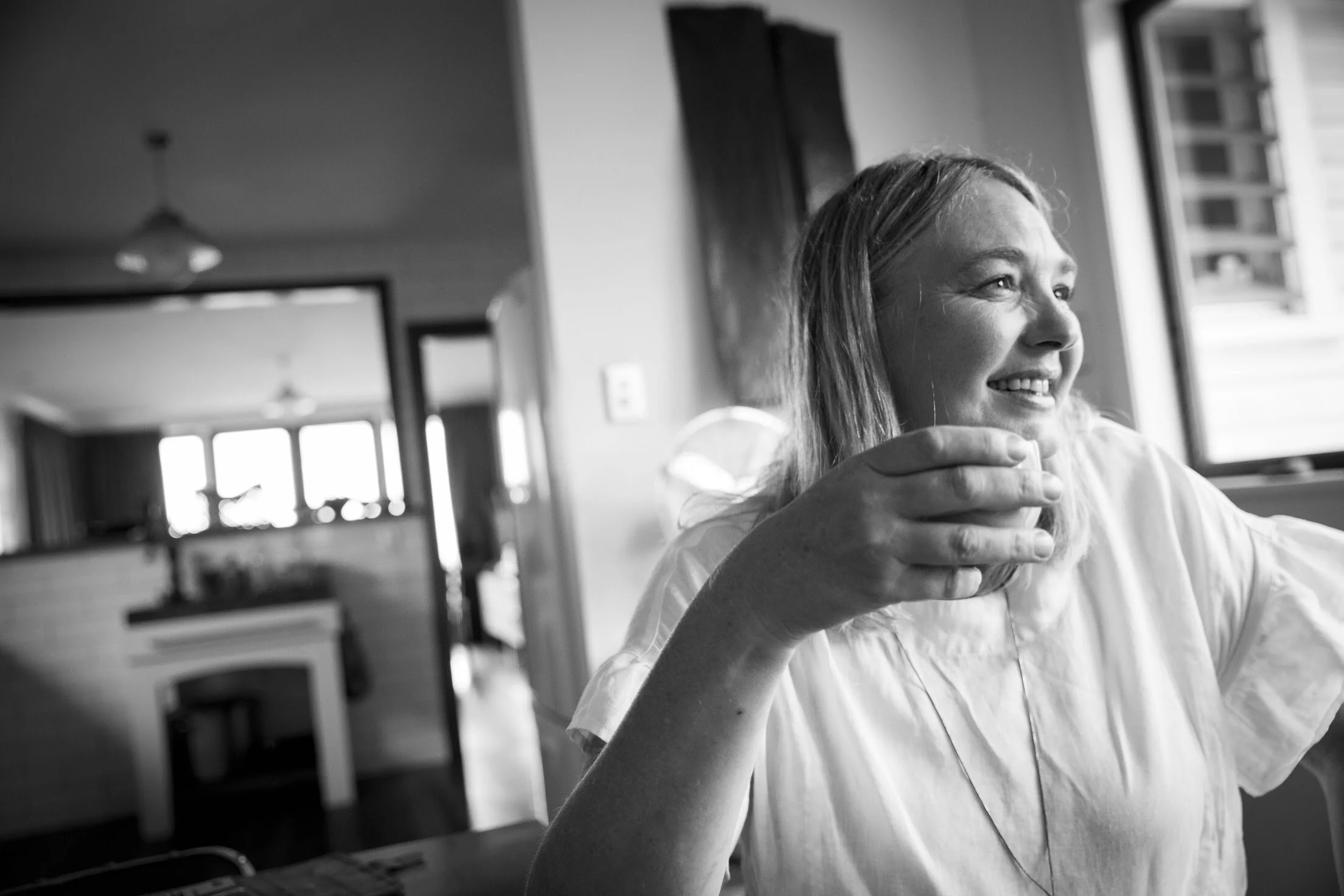 In conversation - at home with me!  Photo by Dianna Thomson Photography