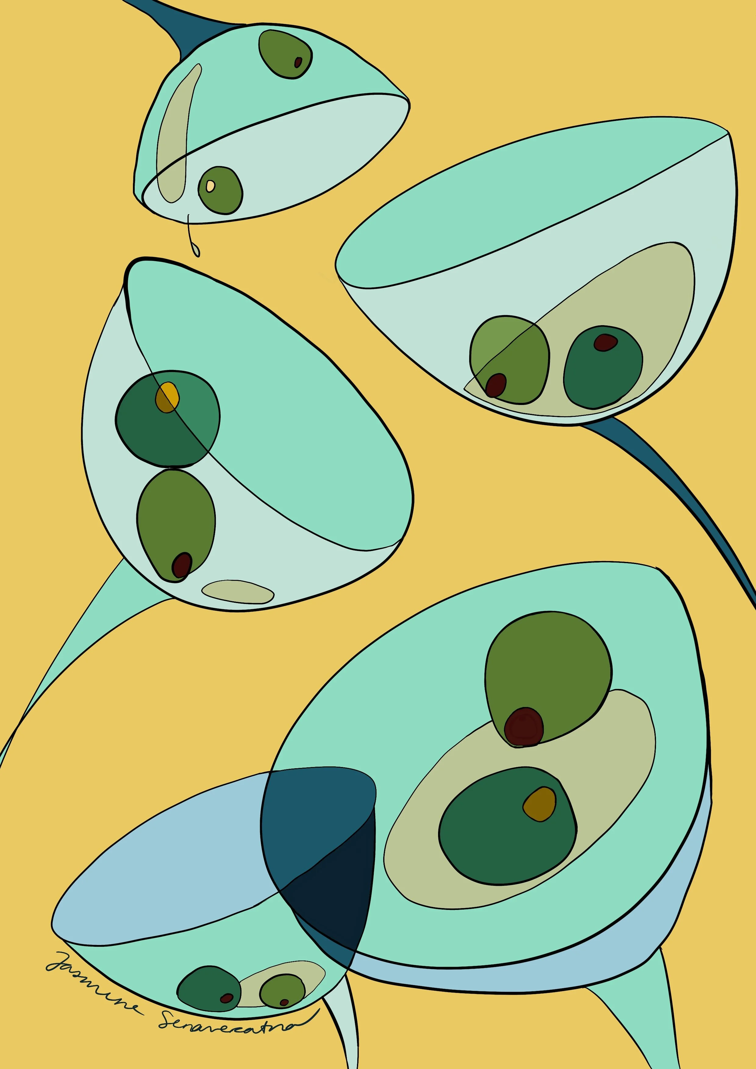 the crowd in full bloom, Jasmine Senaveratna