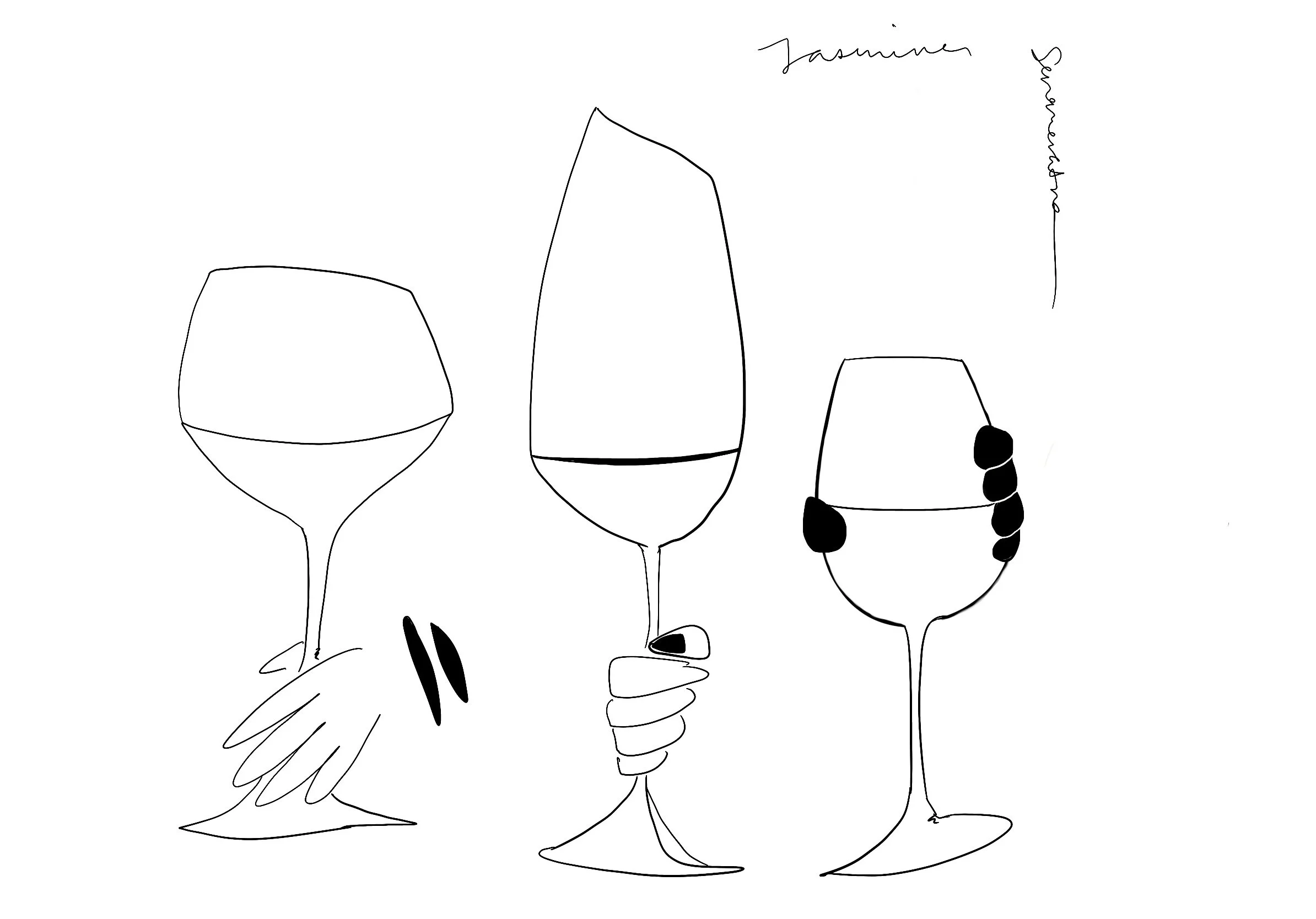 three of cups, Jasmine Senaveratna 