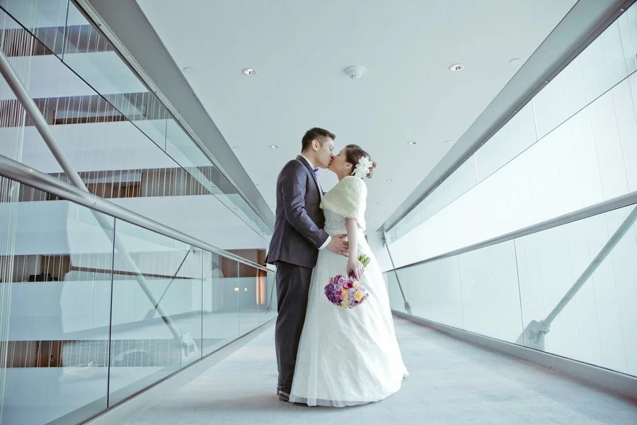 Helen + Felix's Purple Wedding at Park Asia Brooklyn