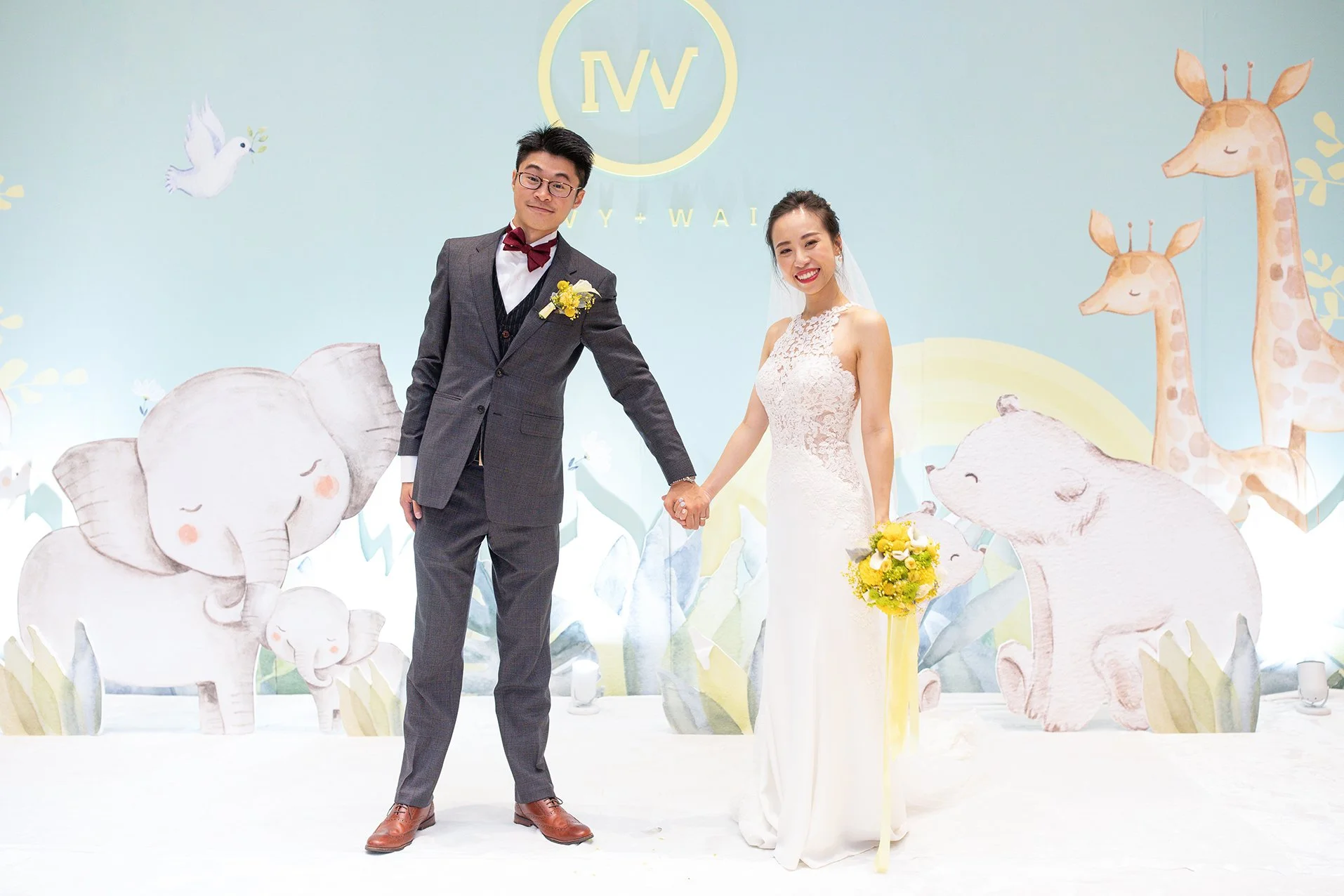 Ivy + Wai's Noah Ark Themed Wedding At Park Asia Brooklyn