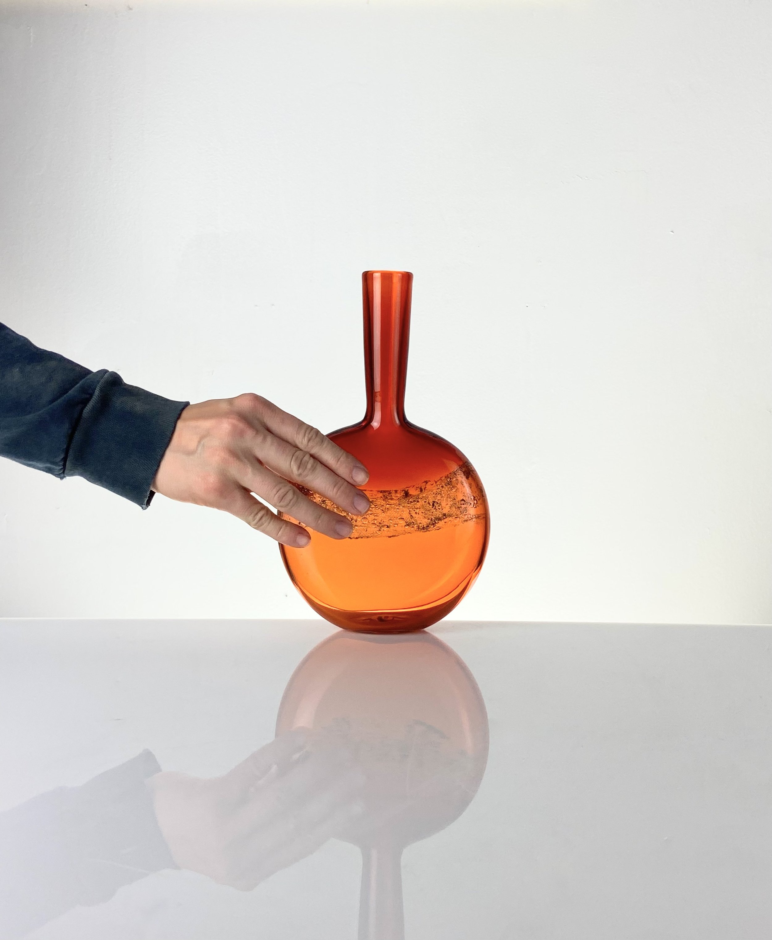 Copper Ribbon Bottle