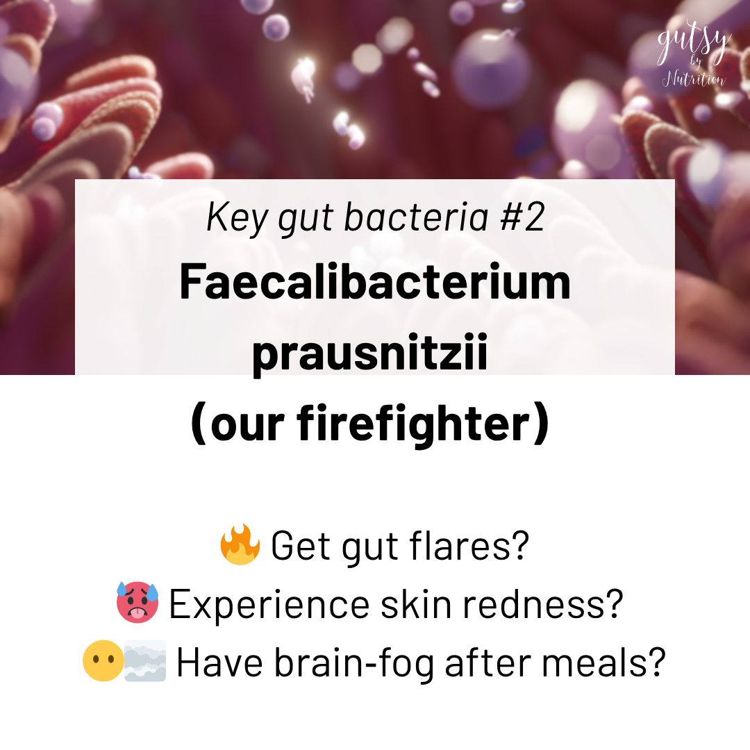 Experience IBS or Chron's, eczema, fatigue? Could be low Faecalibacterium prausnitzii (our firefighter)