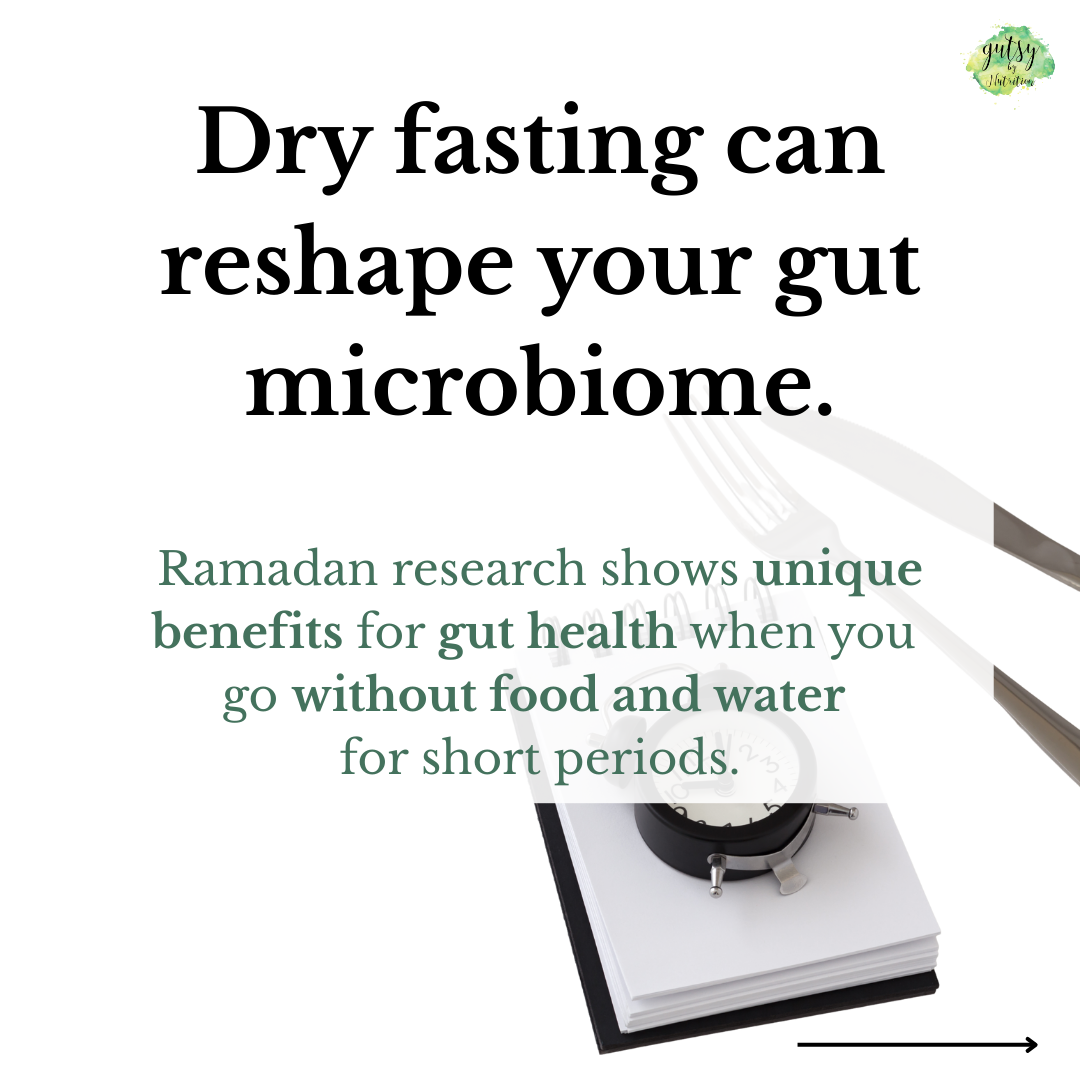 Dry fasting can reshape your gut microbiome