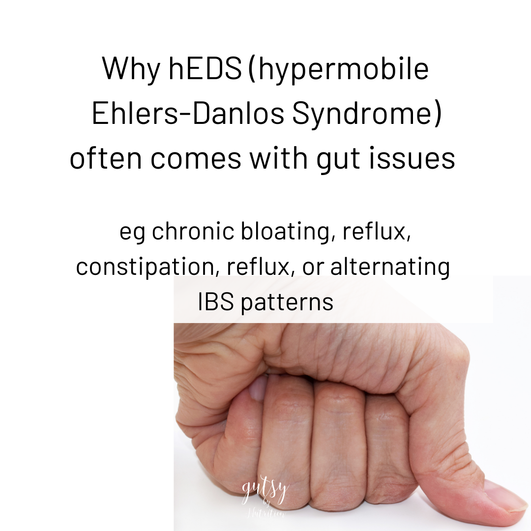 Why hEDS – hypermobile Ehlers-Danloc Syndrome) often comes with gut issues
