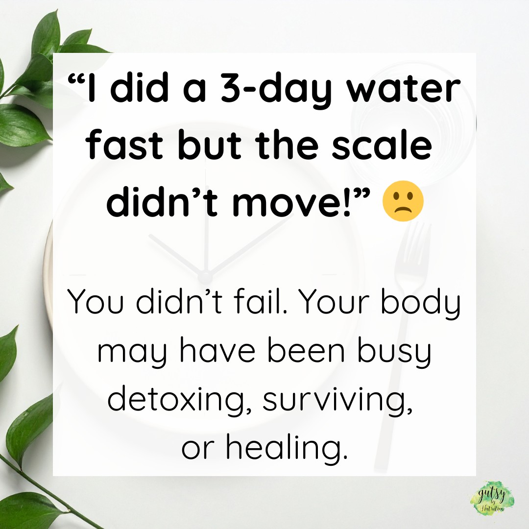 When you fast but don't lose weight