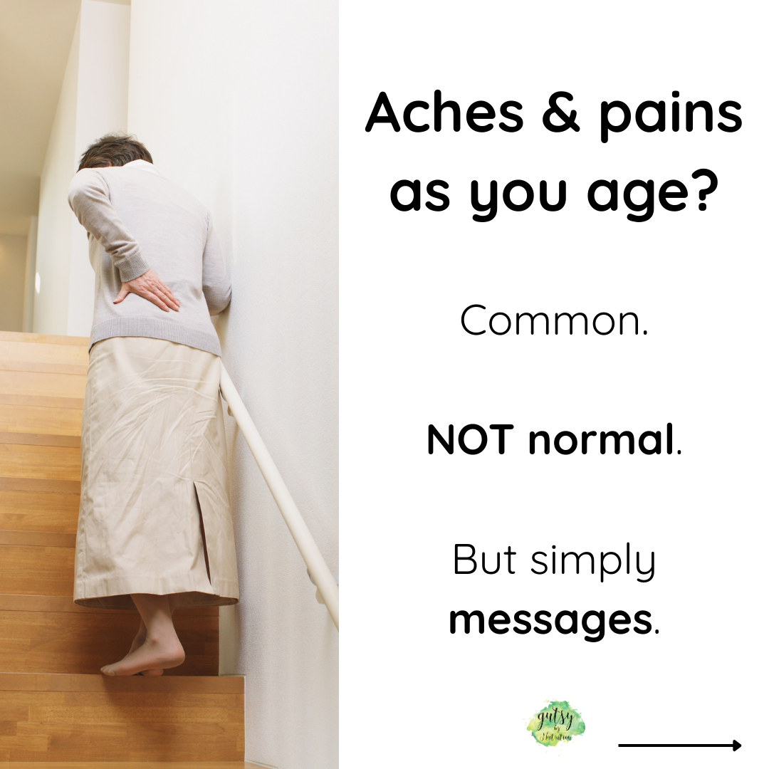 Got aches &amp; pains as you age? While typical, this is not normal.