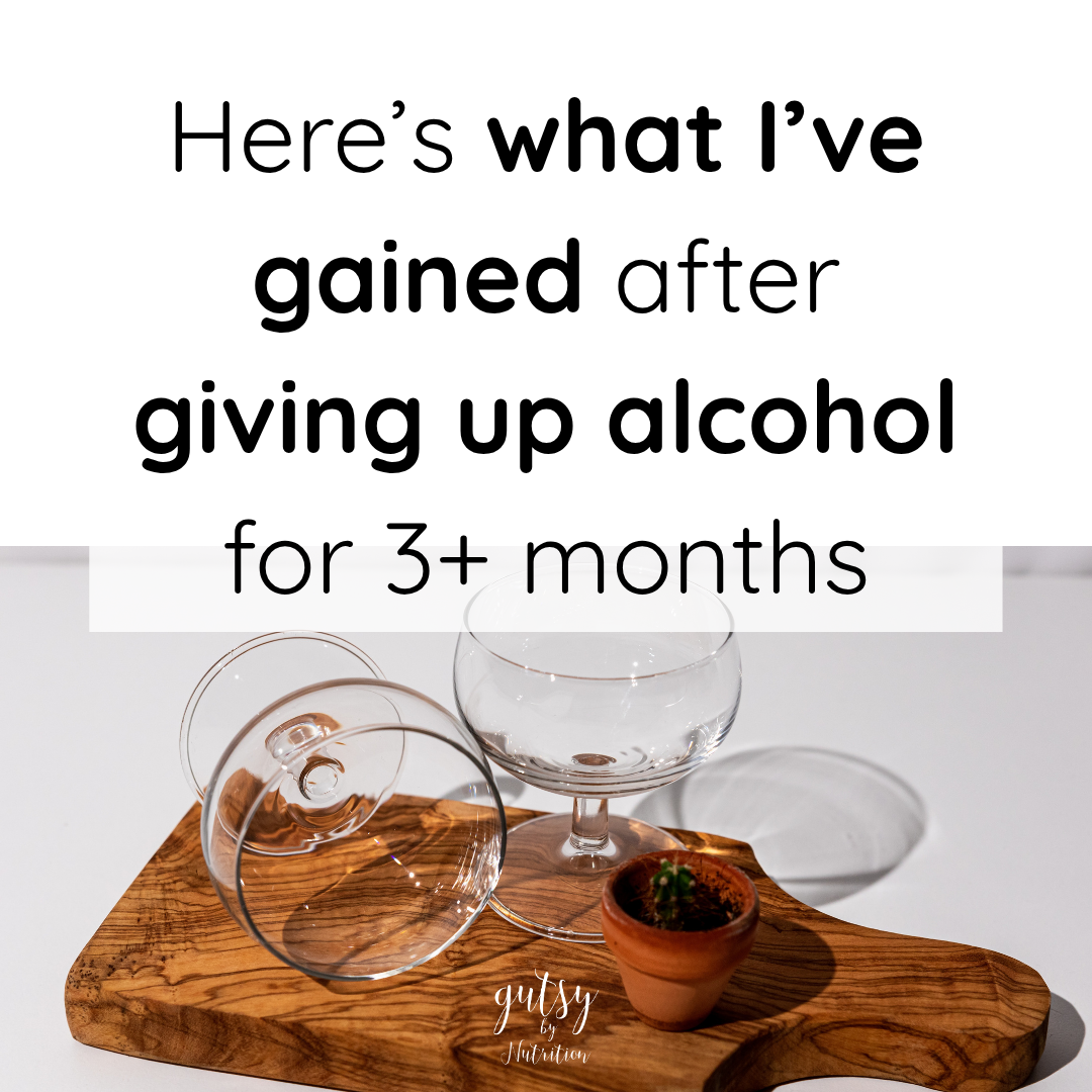 What I've gained by giving up alcohol 
