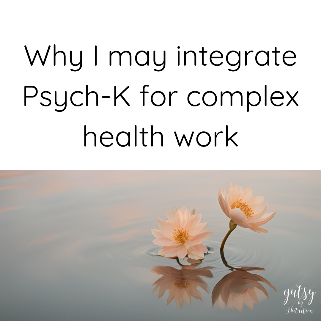 Why I may integrate Psych-K for complex health work