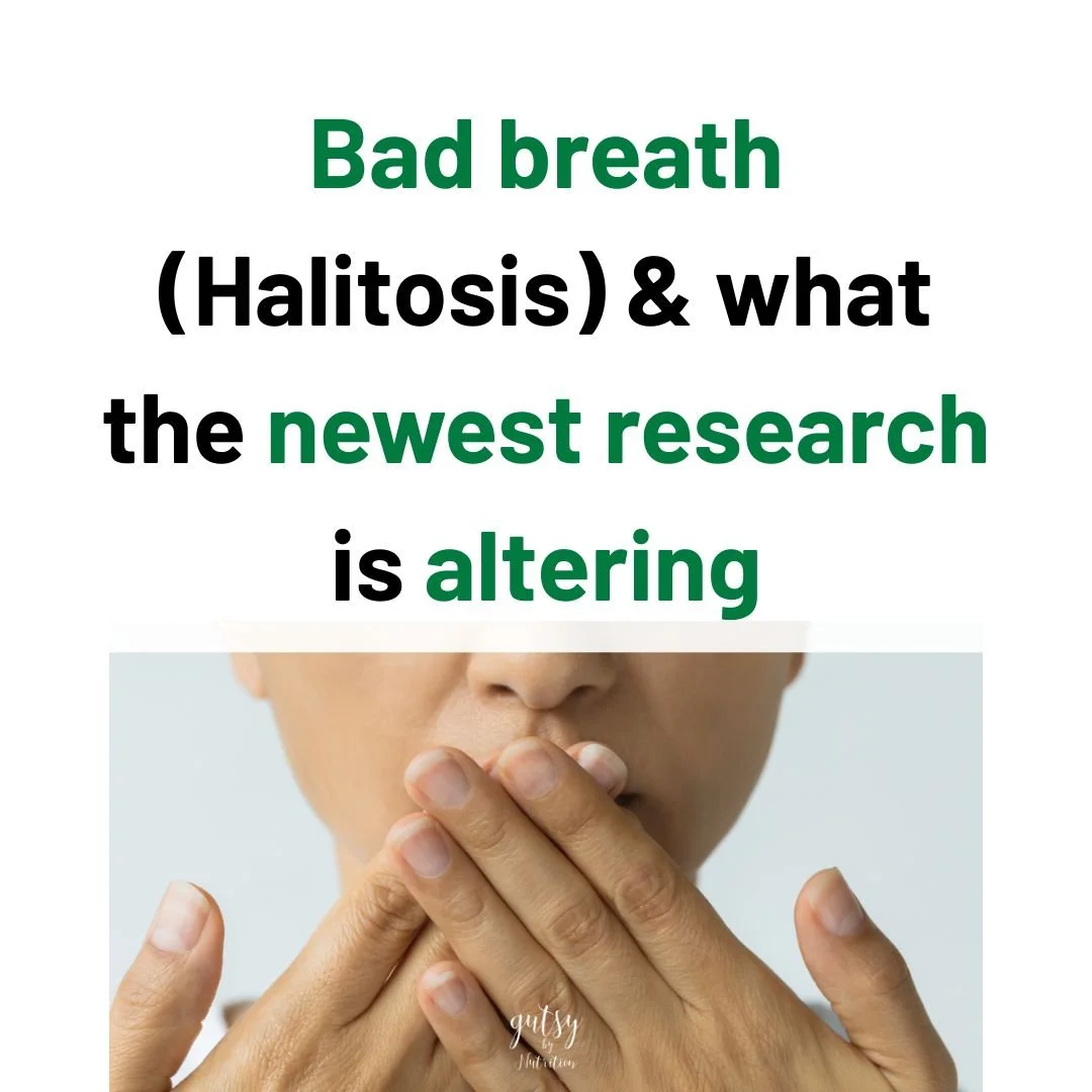 Bad breath (halitosis) &amp; what the newest research is altering