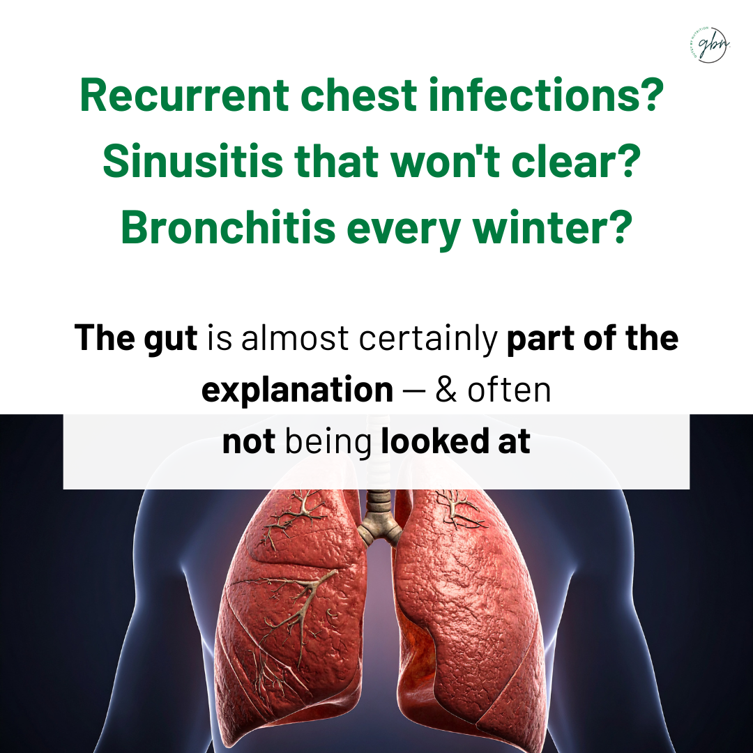 why do I keep getting lung &amp; respiratory infections – the gut connection nobody mentions