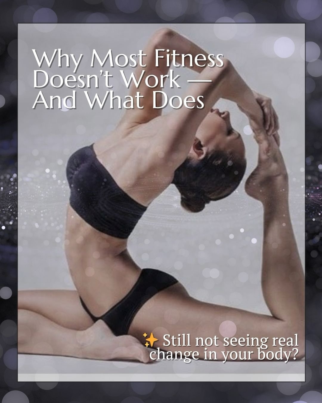 Most people don&rsquo;t fail at fitness.
They follow methods that don&rsquo;t truly work for their body.

At Ballet Body Sculpture, we combine ballet, Pilates, stretching and mindfulness to create intelligent, lasting transformation &mdash; physicall