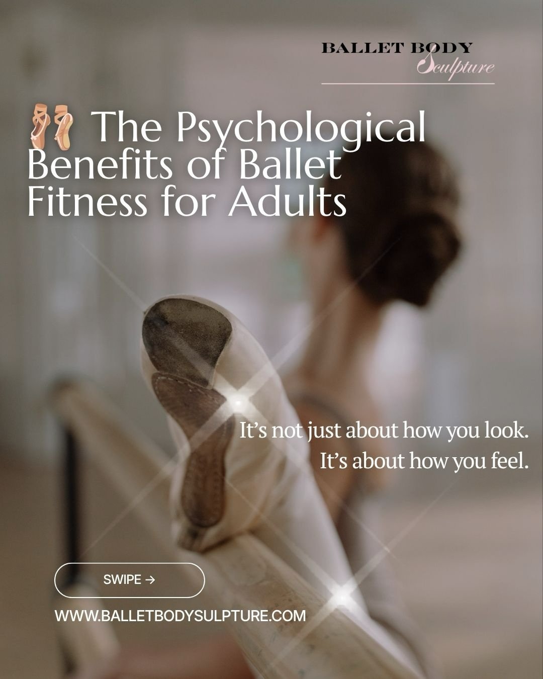 Most people think ballet fitness is about flexibility and posture.

While those benefits are wonderful, the real transformation often happens beneath the surface.

🧠 Improved focus
✨ Greater confidence
🌿 Reduced stress
🤍 Better body awareness
🩰 A