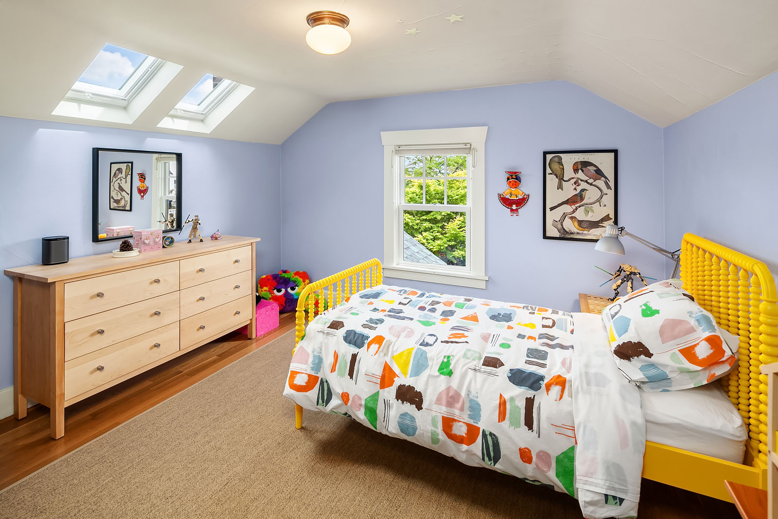Copy of Bedroom #2: skylit, overlooking the gardens.