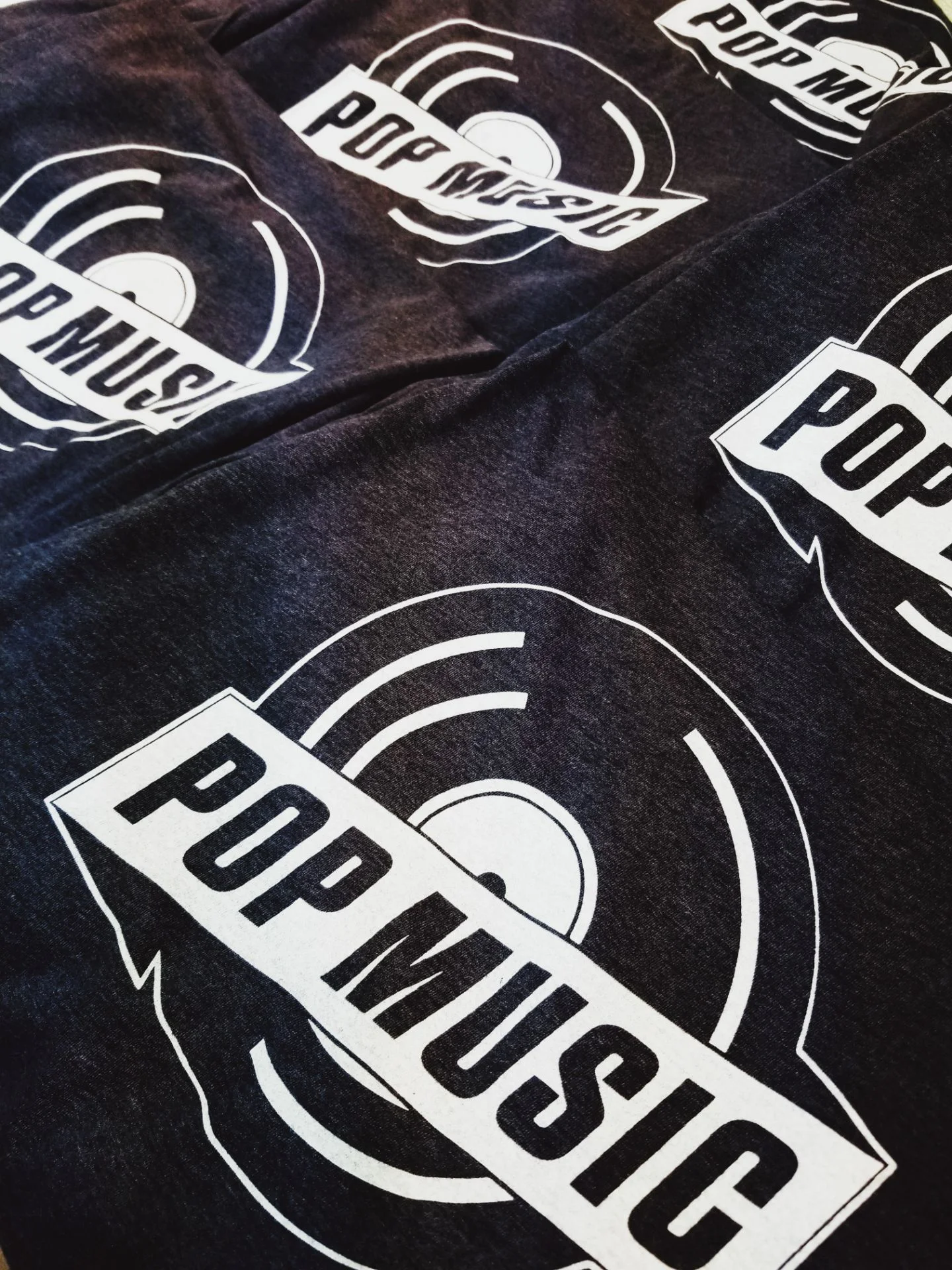 Graphic tees for Pop Music record store in east end Toronto.