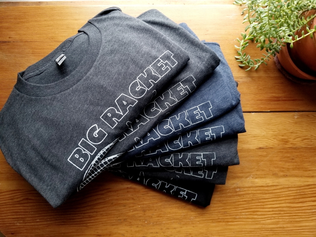 Custom band tee for Toronto-based classic rock cover band, Big Racket.