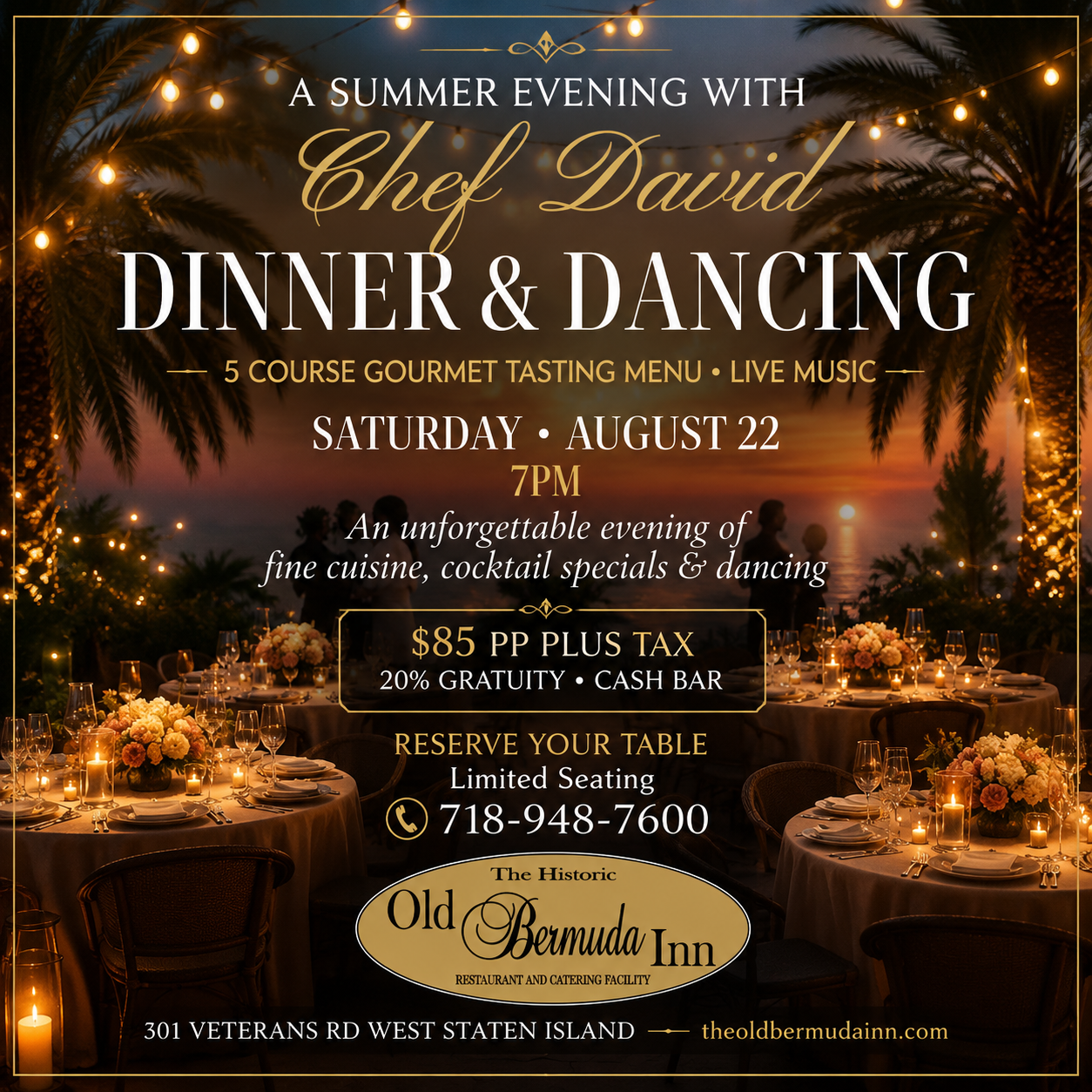 A Summer Evening's Dinner and Dancing
