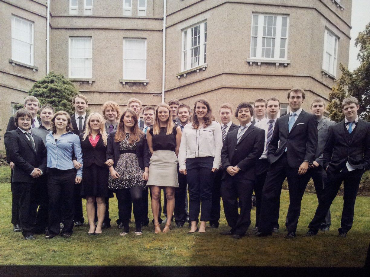 The Bangor University 'Sports Science and Outdoor Activities' class of 2013.