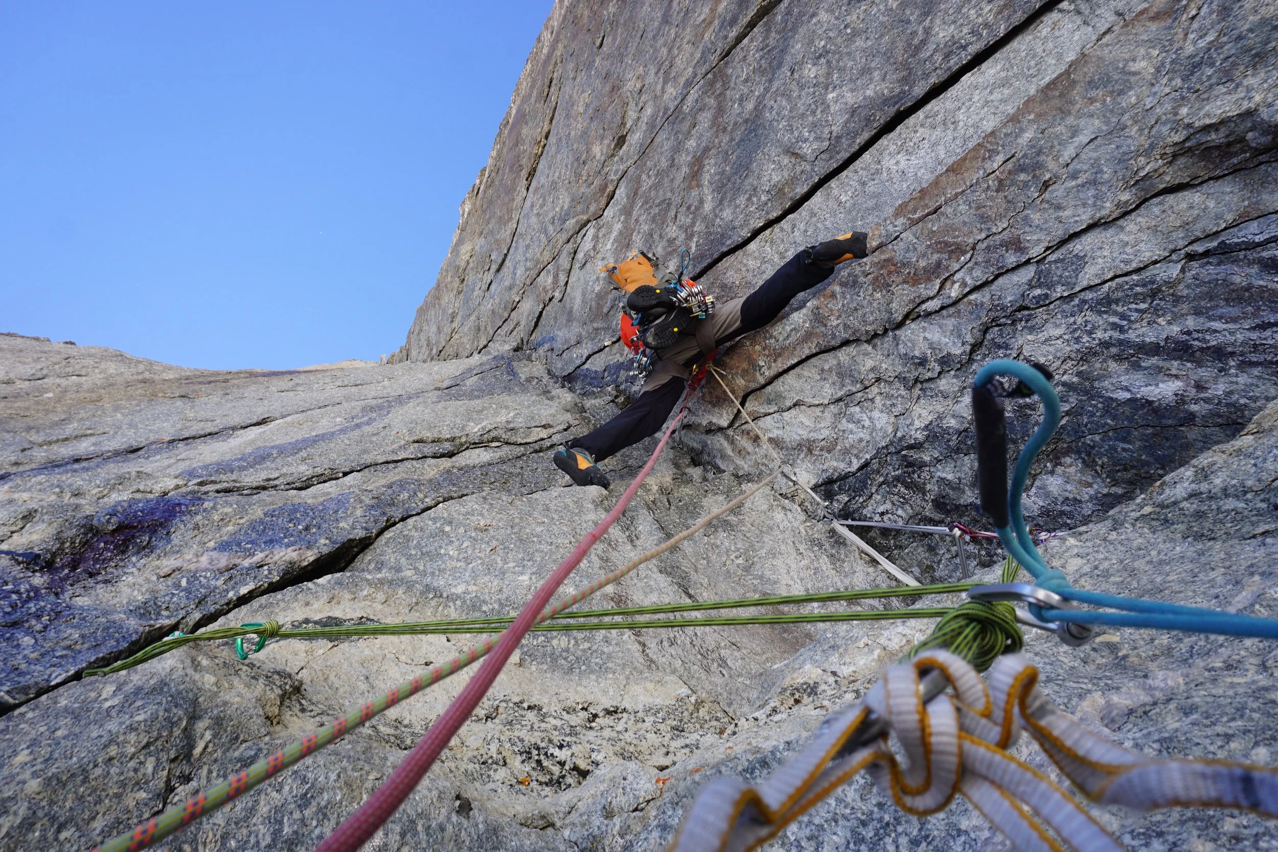 john mccune on divine providence, mont blanc, chamonix. photo: uisdean hawthorn