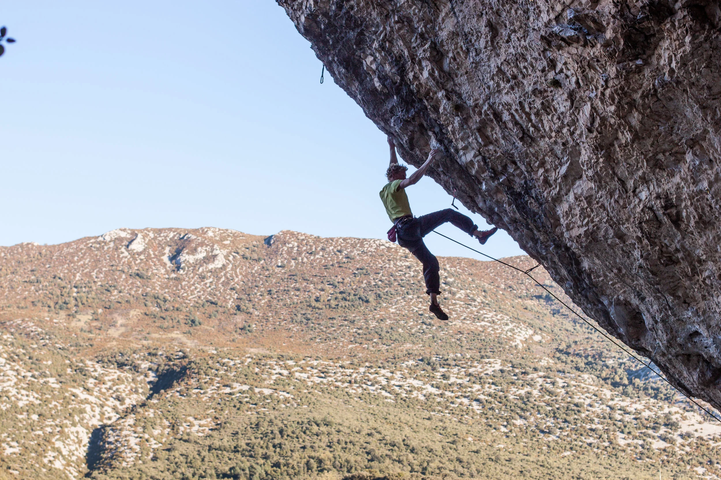 a crabita (8a), rodellar. spain. Photo: rachel slater