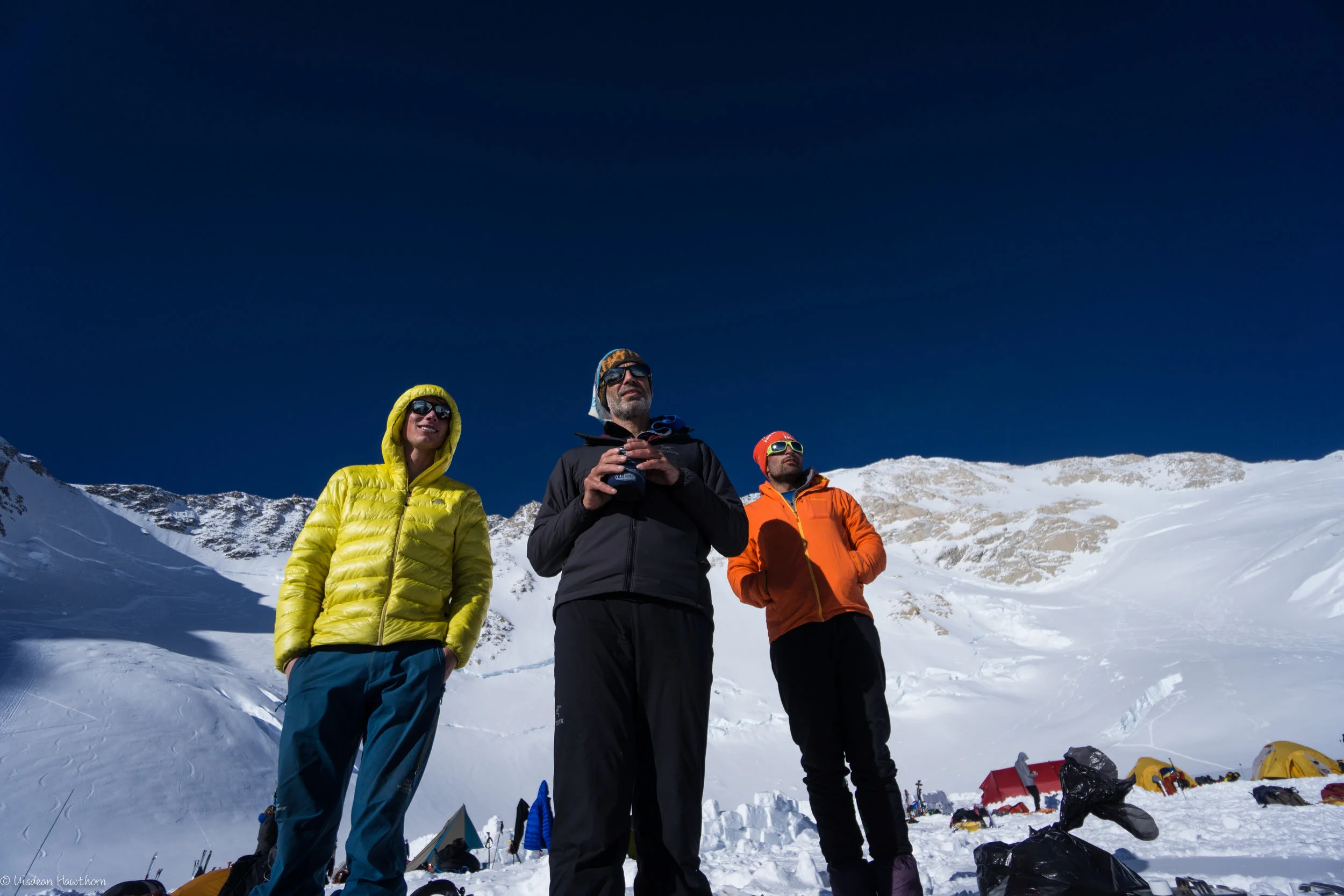 hanging out at 14k camp in some rare good weather, and acclimatising on denali. photos: uisdean hawthorn