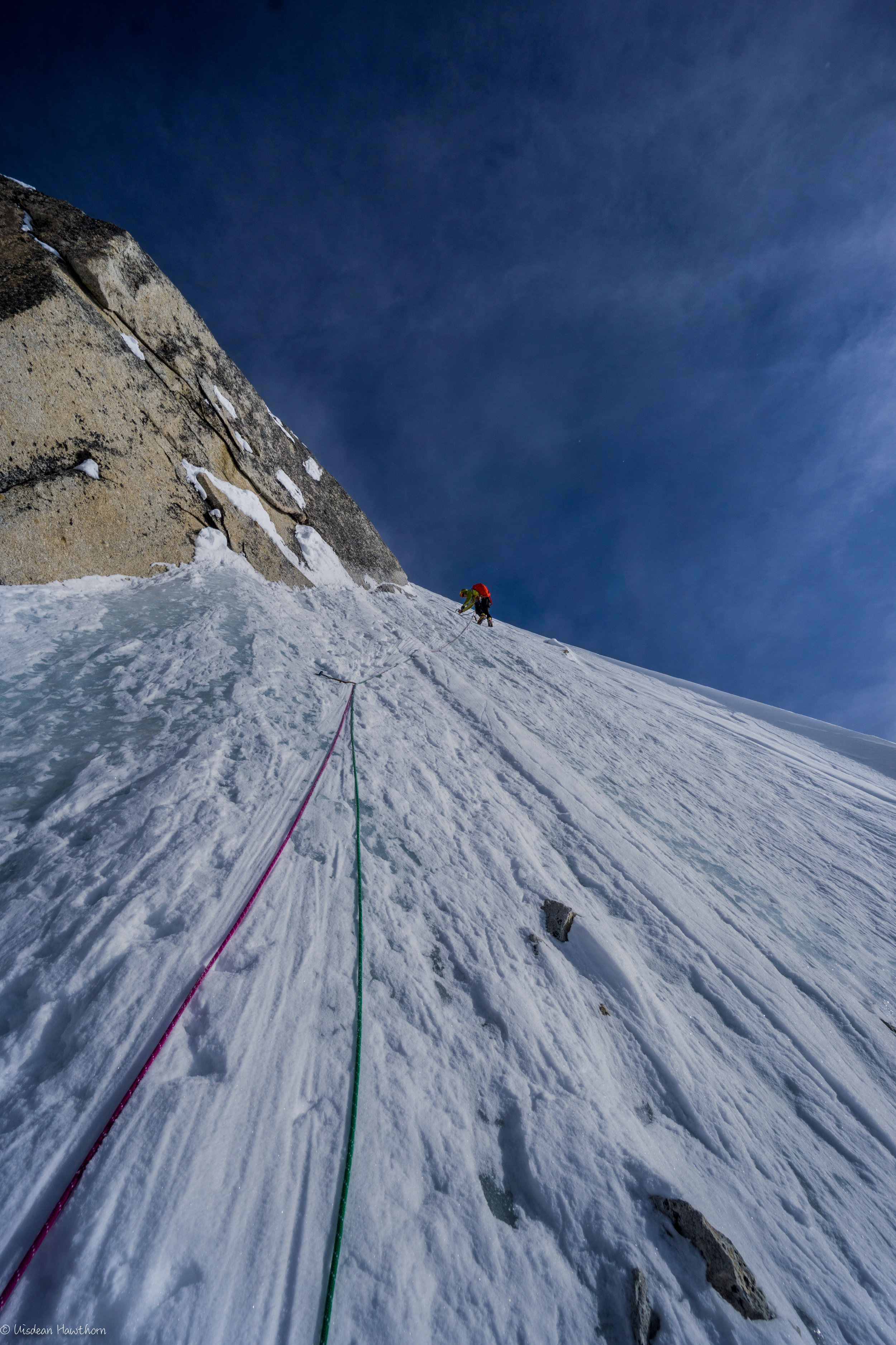 moonflower route, Mt. hunter/begguya. Alaska. photo: uisdean hawthorn