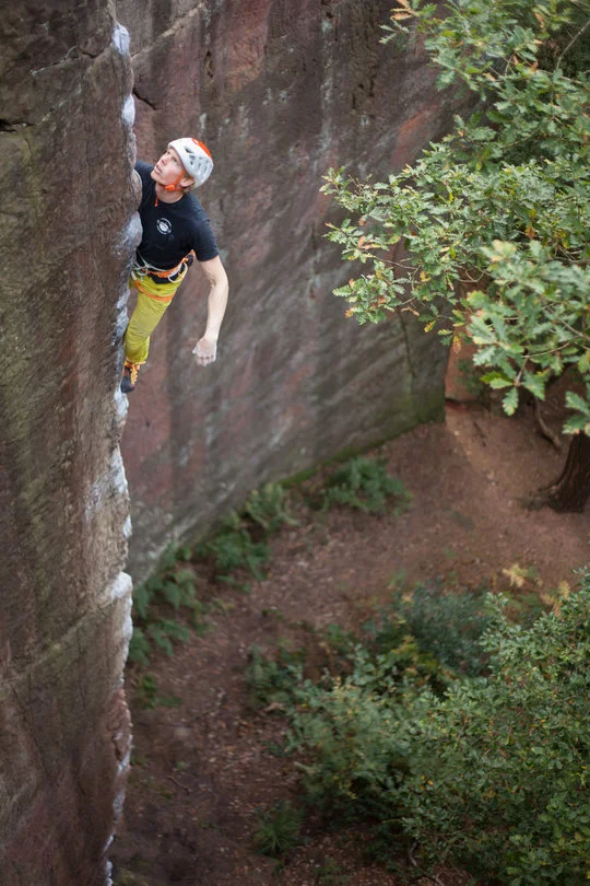 My Piano (E7 6c), Nesscliffe. Photo: Rob Greenwood