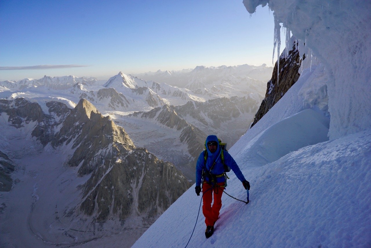 Day 4, North Ridge Variation, Latok 1, Karakoram. Pakistan.