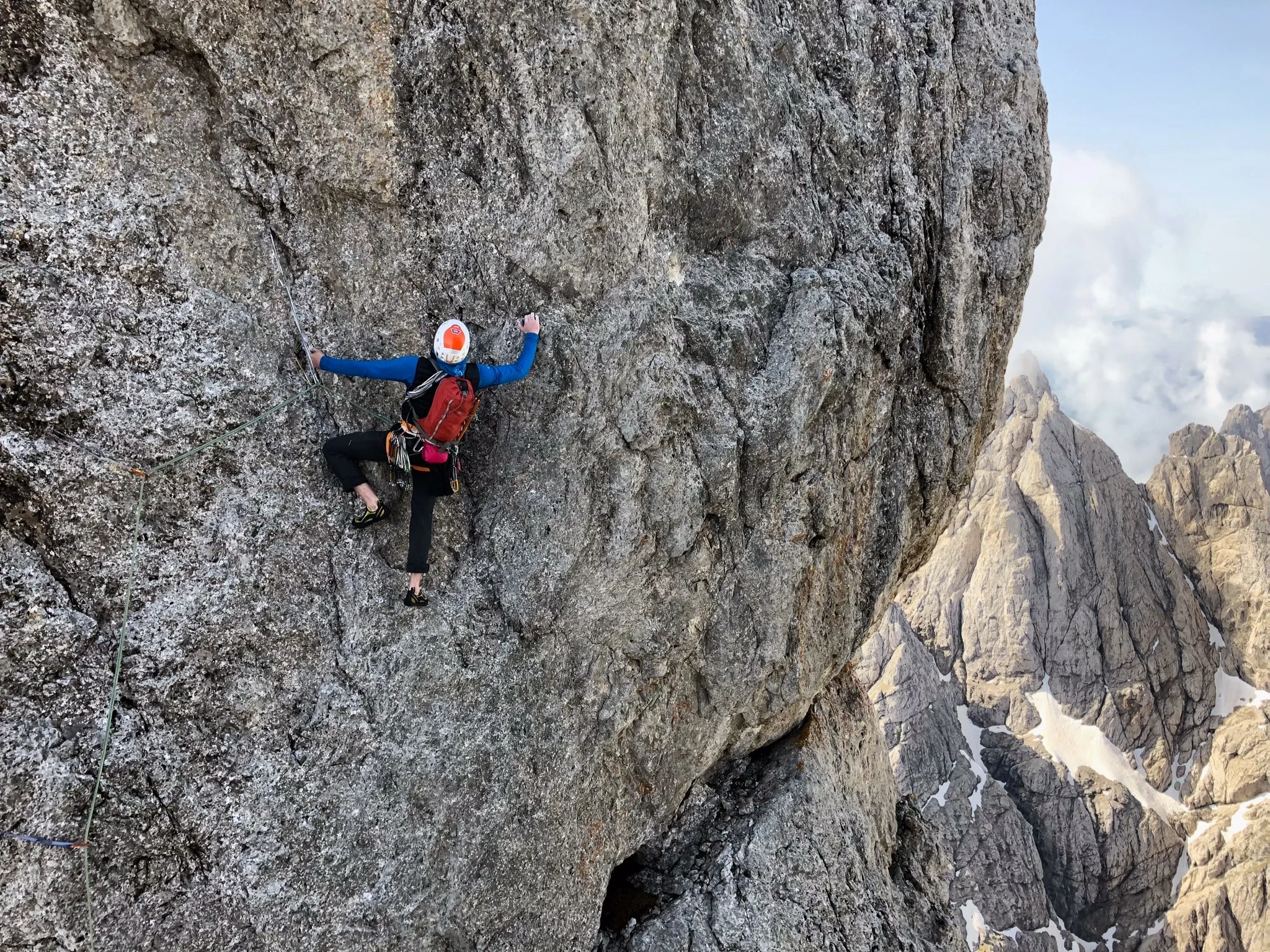 Quality routes in a spectacular position: Pala di San Martino lives up to it’s reputation. Photo: Marko Prezelj