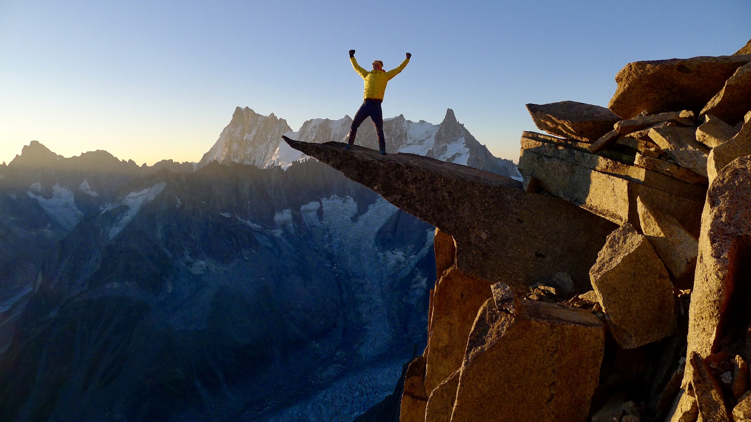 Doing the ‘Nina Caprez’ pose near the top of the Fou. Photo: Tony Stone