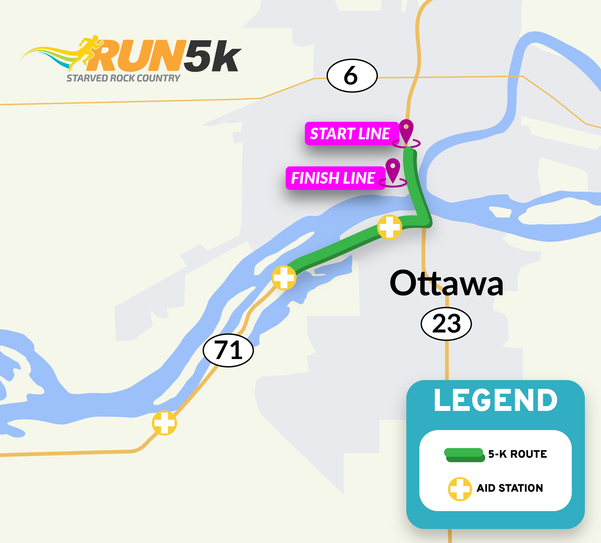 Starved Rock Country 5k Map.png