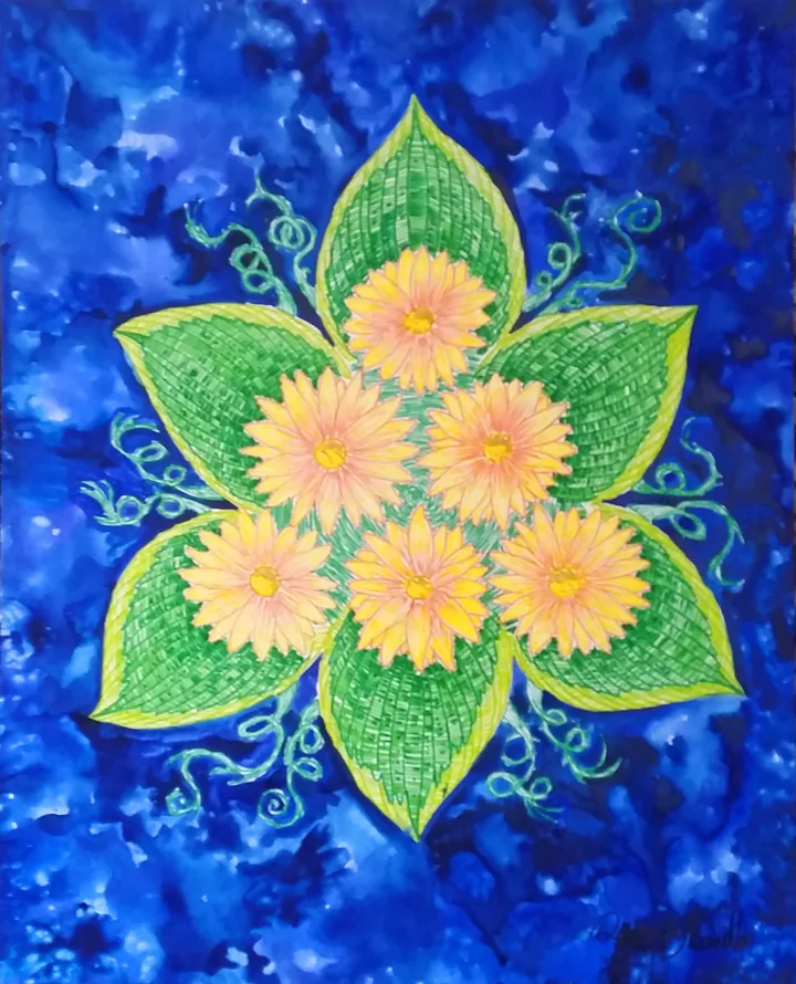 6 point flower