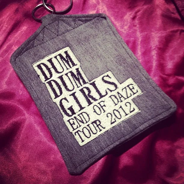 Dum Dum Girls 'End Of Daze' tour pass/purse