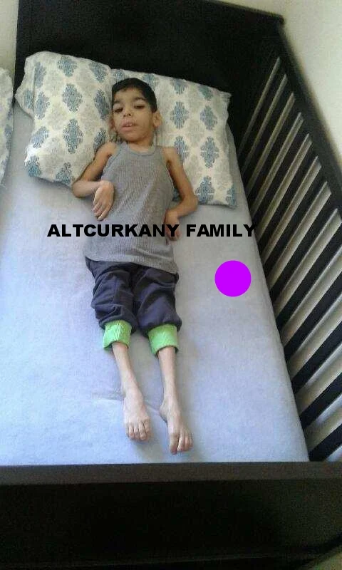 This family of refugees from Syria has three children -- a 14-year-old boy, 13-year-old girl, and a 9-year-old boy. The youngest boy has special needs due to injuries caused by a lack of oxygen to the brain during delivery. He is non-verbal, and can't walk or sit on his own -- but he has a beautiful smile and a sweet, loving disposition. He was recently hospitalized for treatment of complications from his disabling injuries.