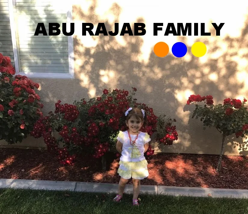 Syrian family of 7 with one on the way! Dad, Mom, with five kids aged 3-9. The Abu Rajab family left Syria 2013 to Jordan, where they stayed for 3 years until they were awarded resettlement in the US. This big growing family is here now here, resettling in Northern CA and need our loving help and support.
