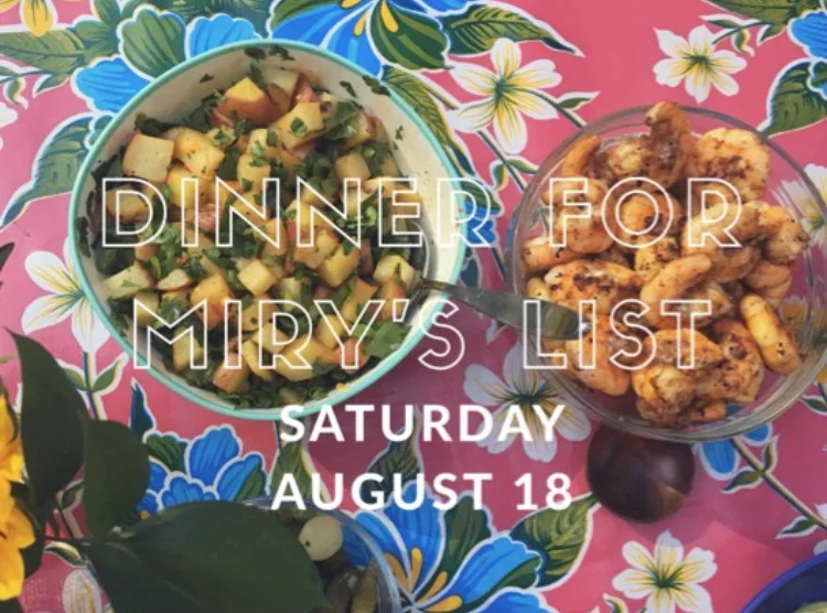 Backyard Dinner in Silver Lake for Miry's List