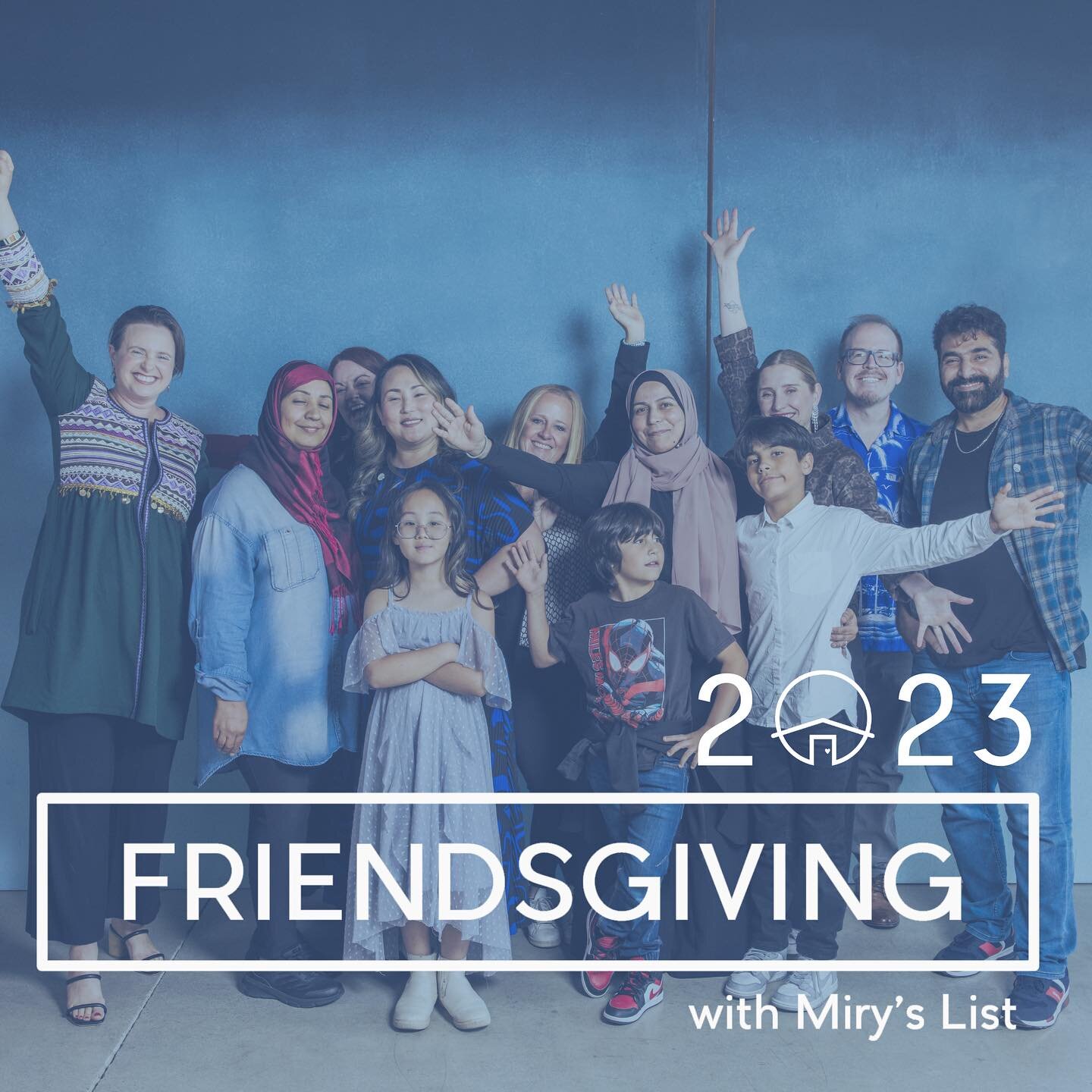 We are pleased to announce the launch of 2023 Friendsgiving with @miryslist . Our goal is to raise $200,000 to support 250 more new arrival families in 2024. Jump in at give.miryslist.org LINK IN BIO! 

Our world can leave us feeling alone - complete