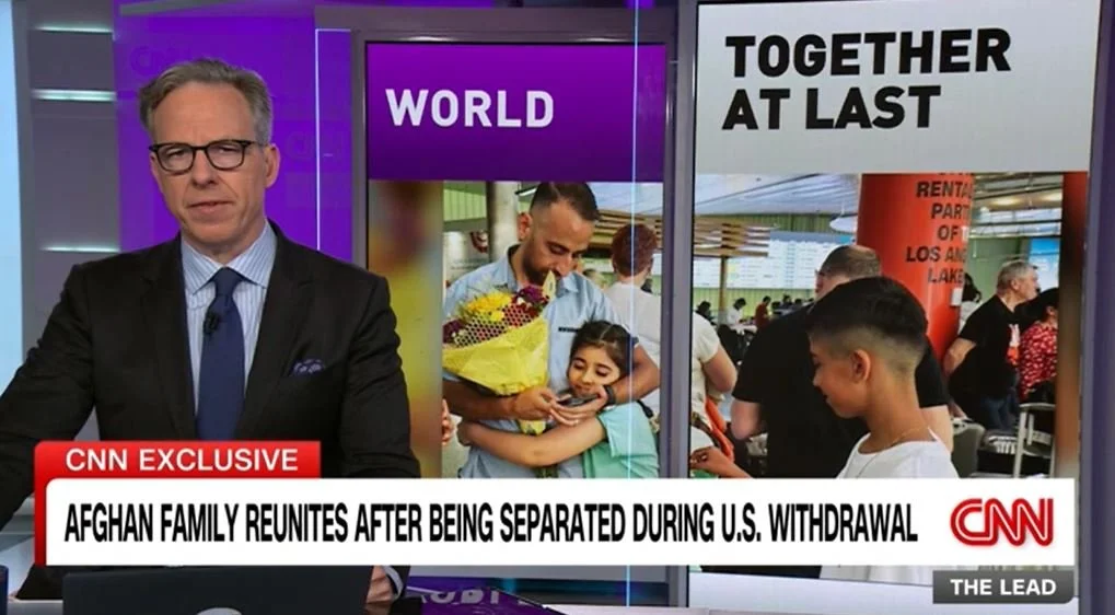 CNN: Their family was ripped apart at the Kabul airport. Nearly 3 years later their greatest wish has come true