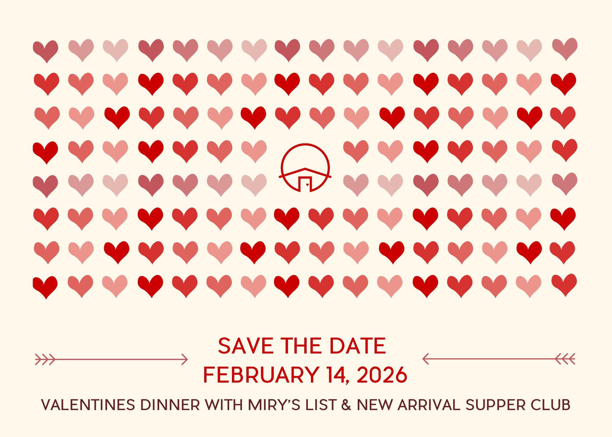 2026 Valentines Supper Club with Miry's List