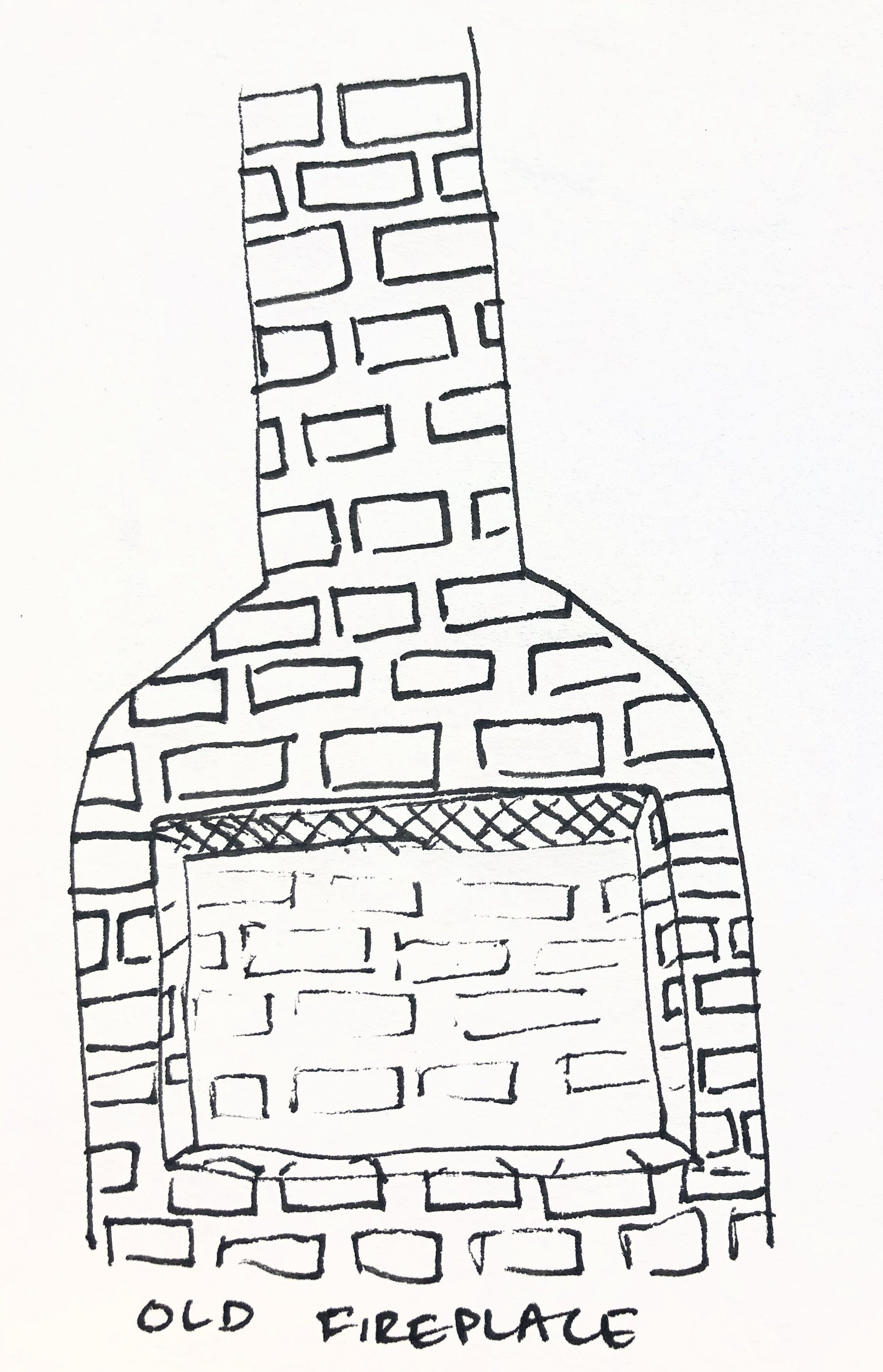 Old fireplace