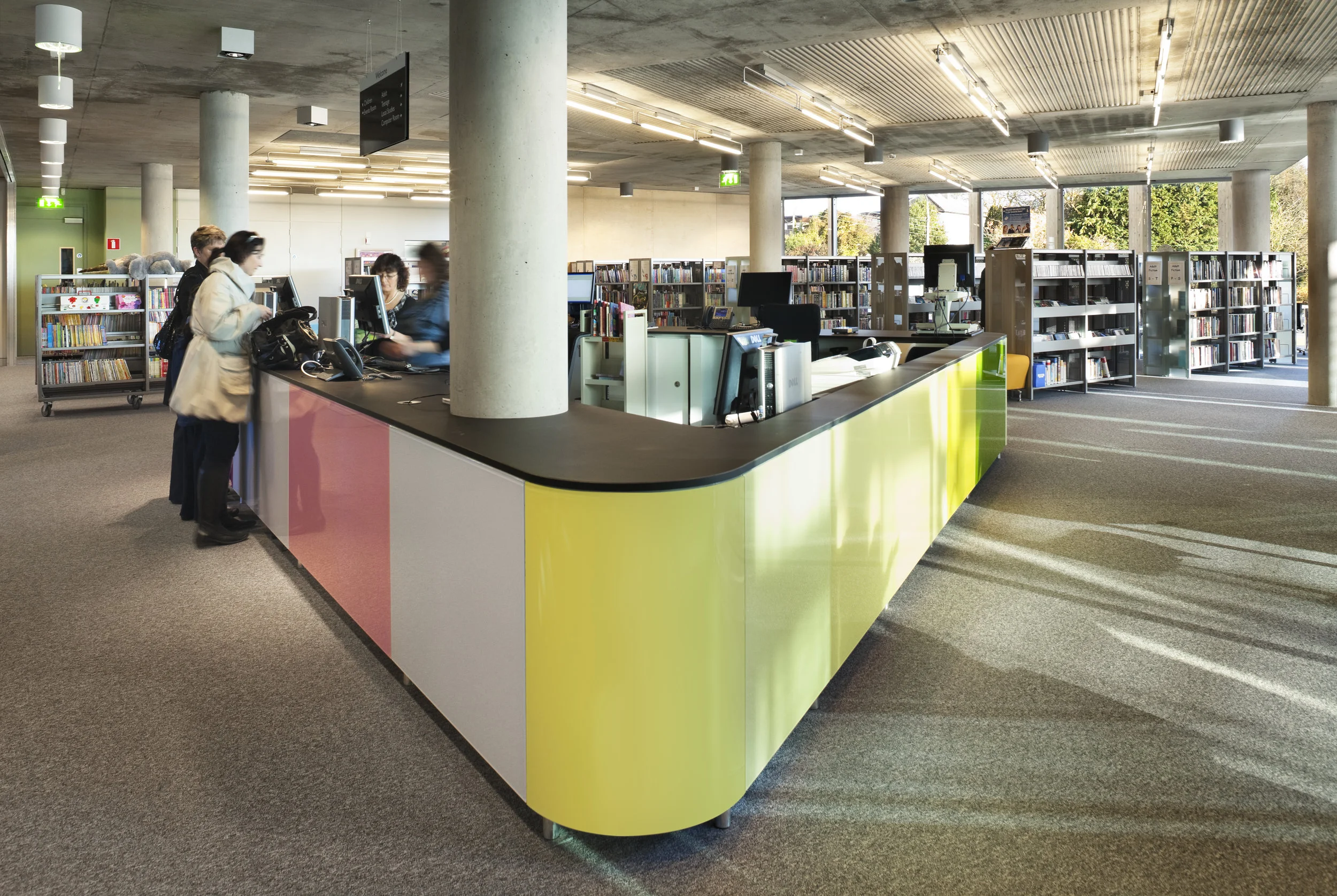 Fig. 9 public library main help desk