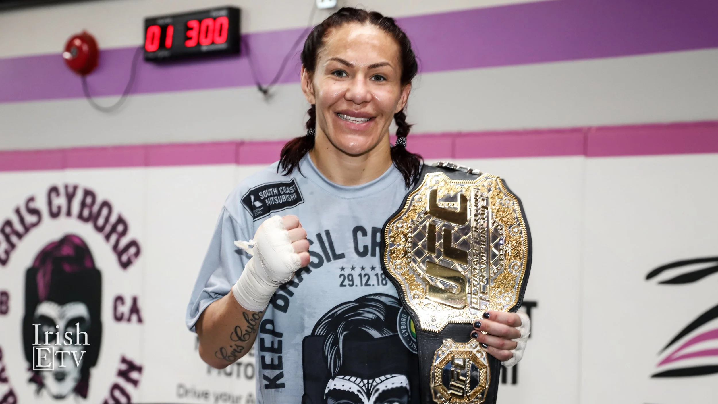 Cris Cyborg With IrishETV Sport | Cyborg vs Nunes UFC232