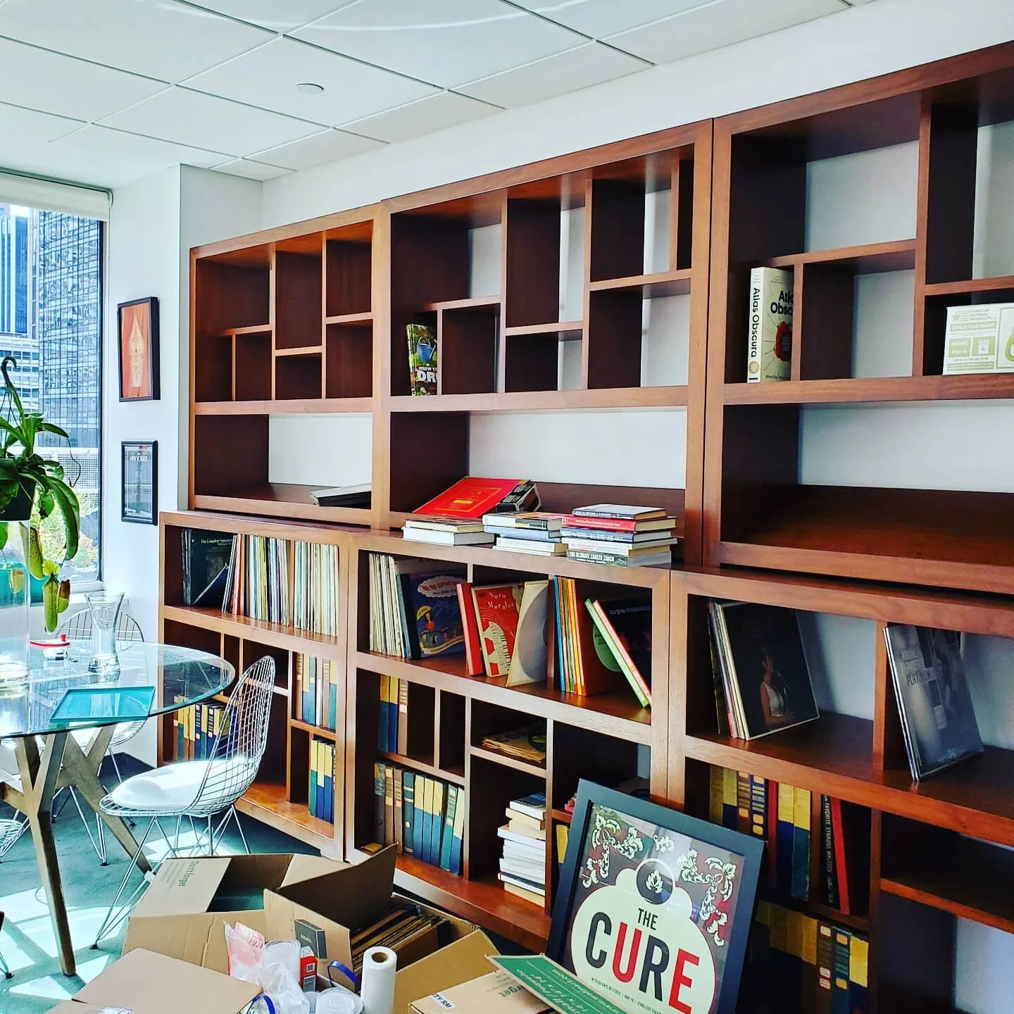 On this beautiful, sunny Sunday, I am moving part of my vinyl collection to my new office and part to my new apartment. Tons of work...but I am rediscovering so many favorites! #vinyl #vinylcollection #vinylgram #vinylgirl #ilovenyc #officelife