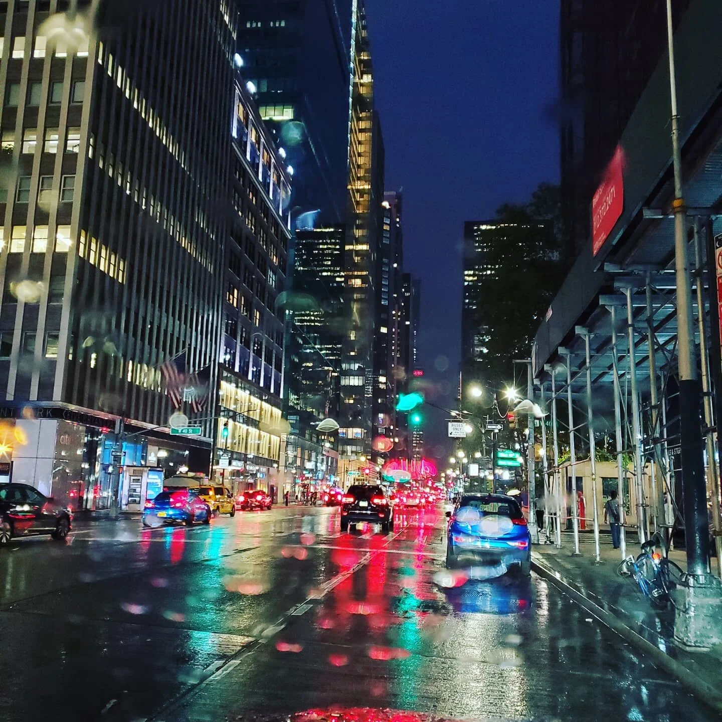 I love a rainy night!

Is there anything as atmospheric as a steady rain against the lights of the city, on a dark night? 

I hope where ever you all are, it speaks to you and brings you joy. Nightie night!
