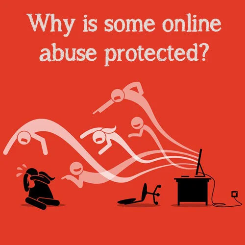 Offensive vs Illegal Content: Why is some online abuse protected?