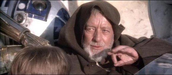 Obi Wan Kenobi employing Jedi-mind-tricks