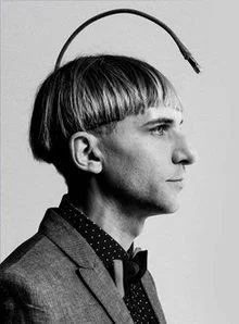 Neil Harbisson , first person to be officially recognized as a cyborg by a government and co-founder of the Cyborg Foundation